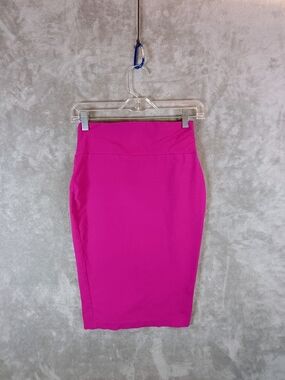 Windsor Fuchsia Pencil Skirt - Classic Women's Workwear No Size Tag